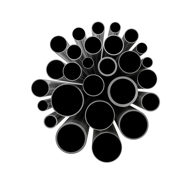 Set of Tubing from the front