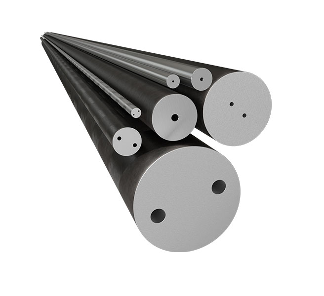 Set of hollow bars in High Speed Steels (HSS)