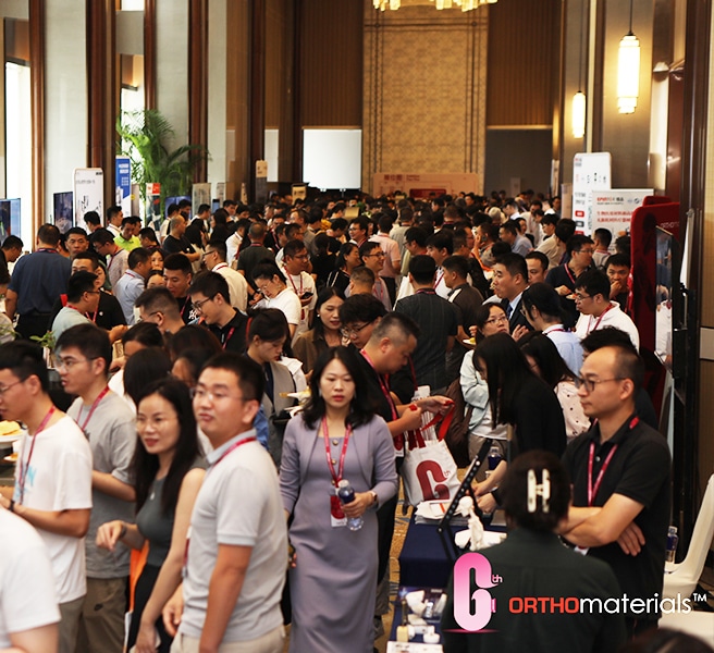 Square photo of people at ORTHOmaterials 6th